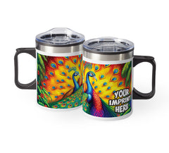 Colorful Peacoks Mug