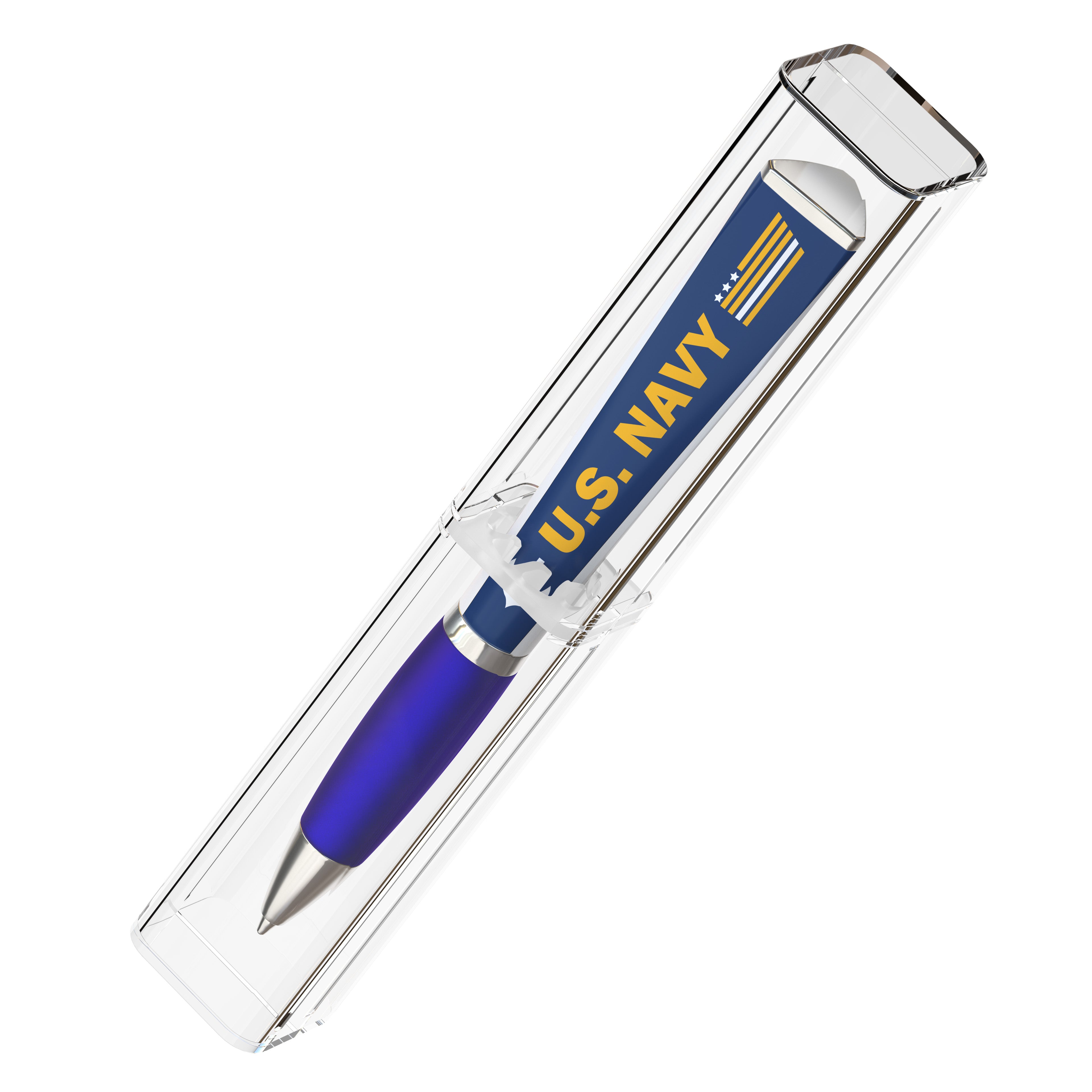 With acrylic casing