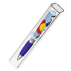 With acrylic casing