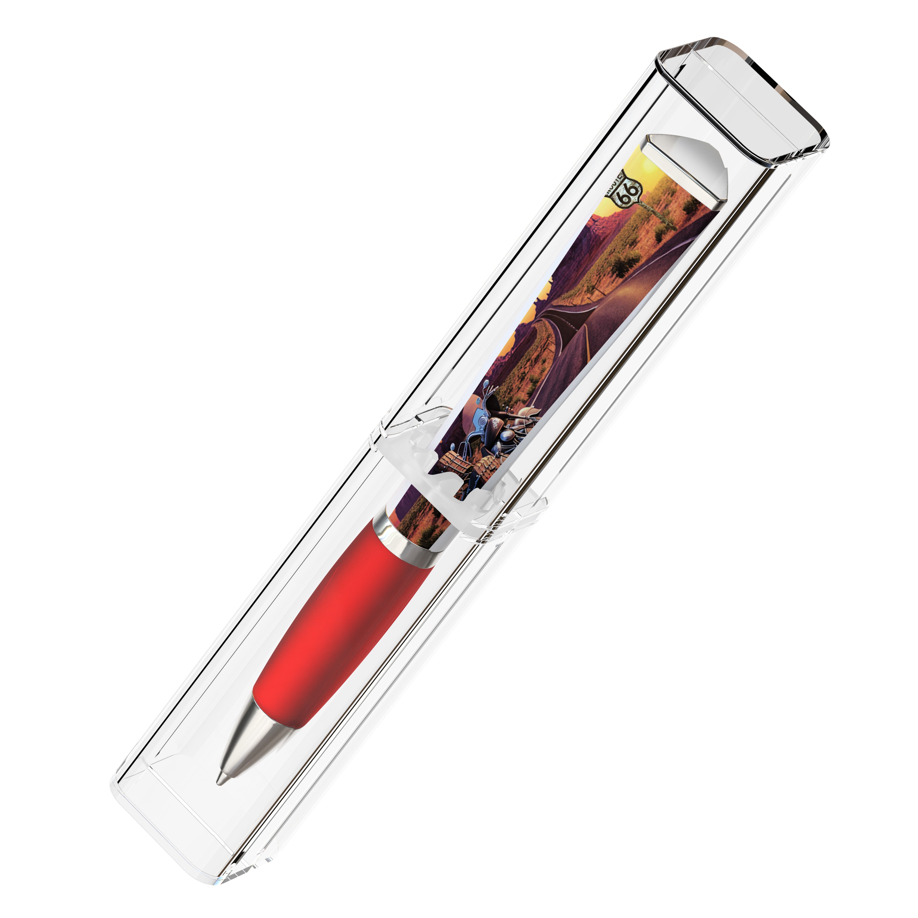 With acrylic casing