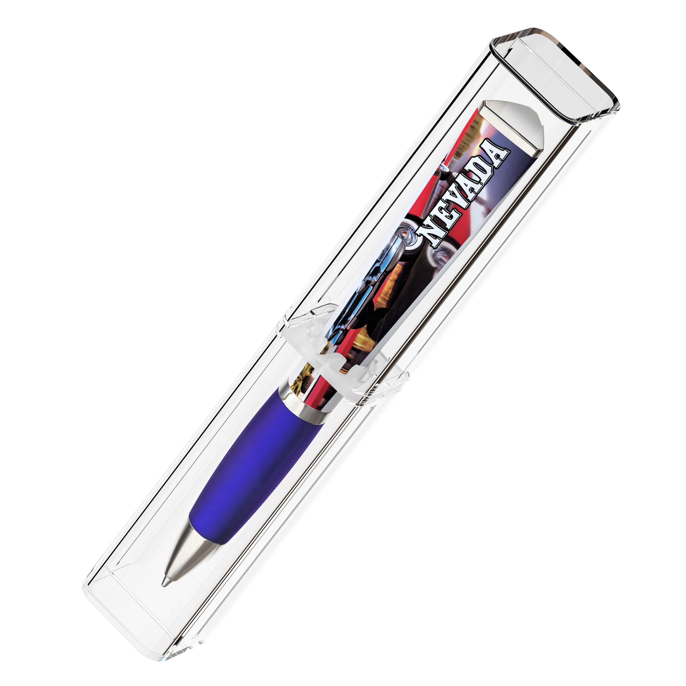With acrylic casing