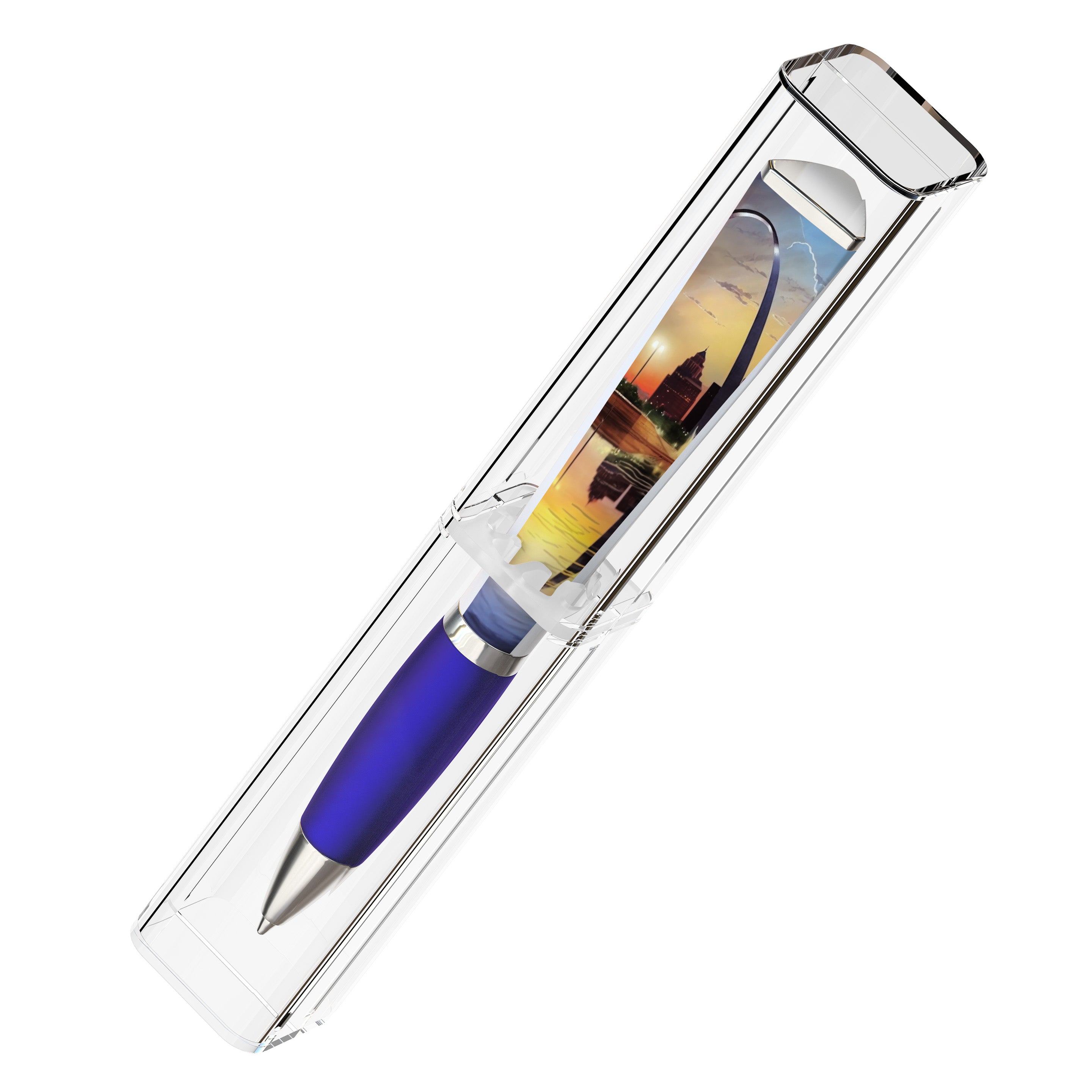 With acrylic casing