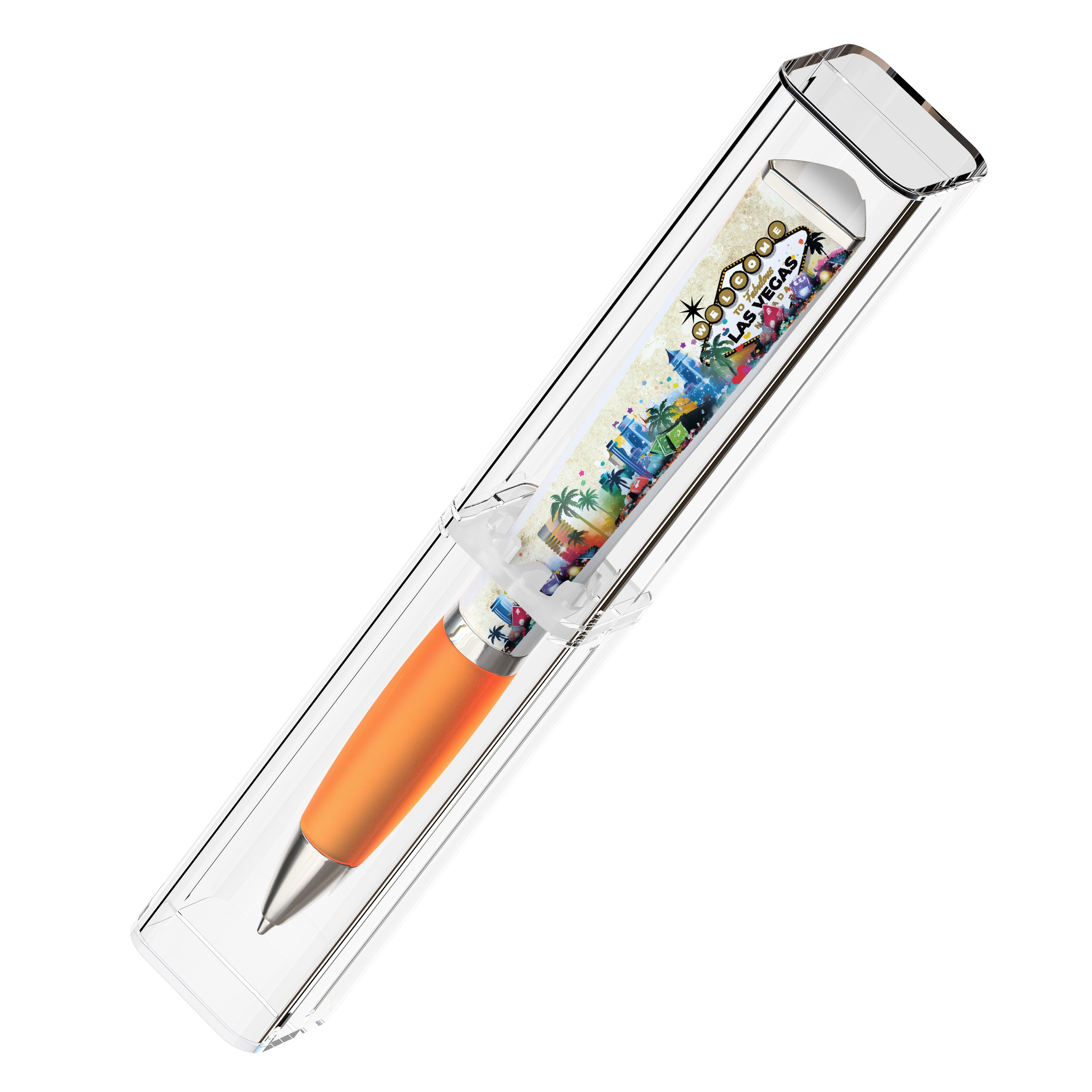 With acrylic casing