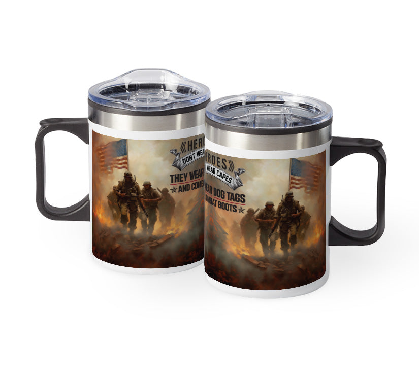 Heroes Don't Wear Caps Mug