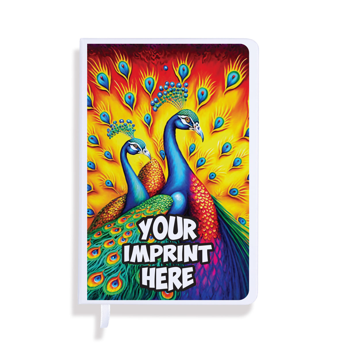 Colorful Peacoks Journal